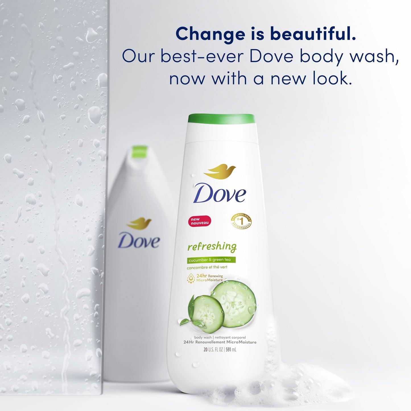 Dove Refreshing Body Wash - Cucumber & Green Tea