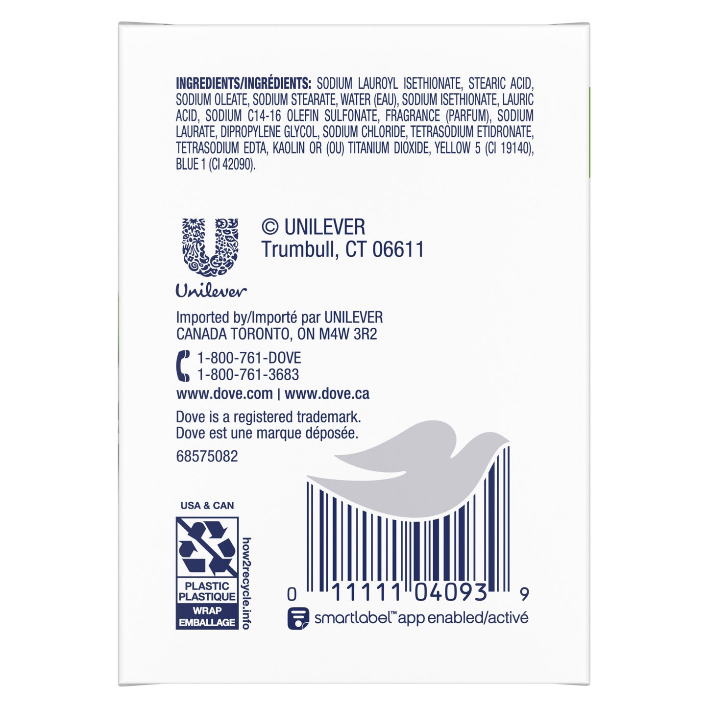 Dove Skin Care Beauty Bar Cucumber and Green Tea