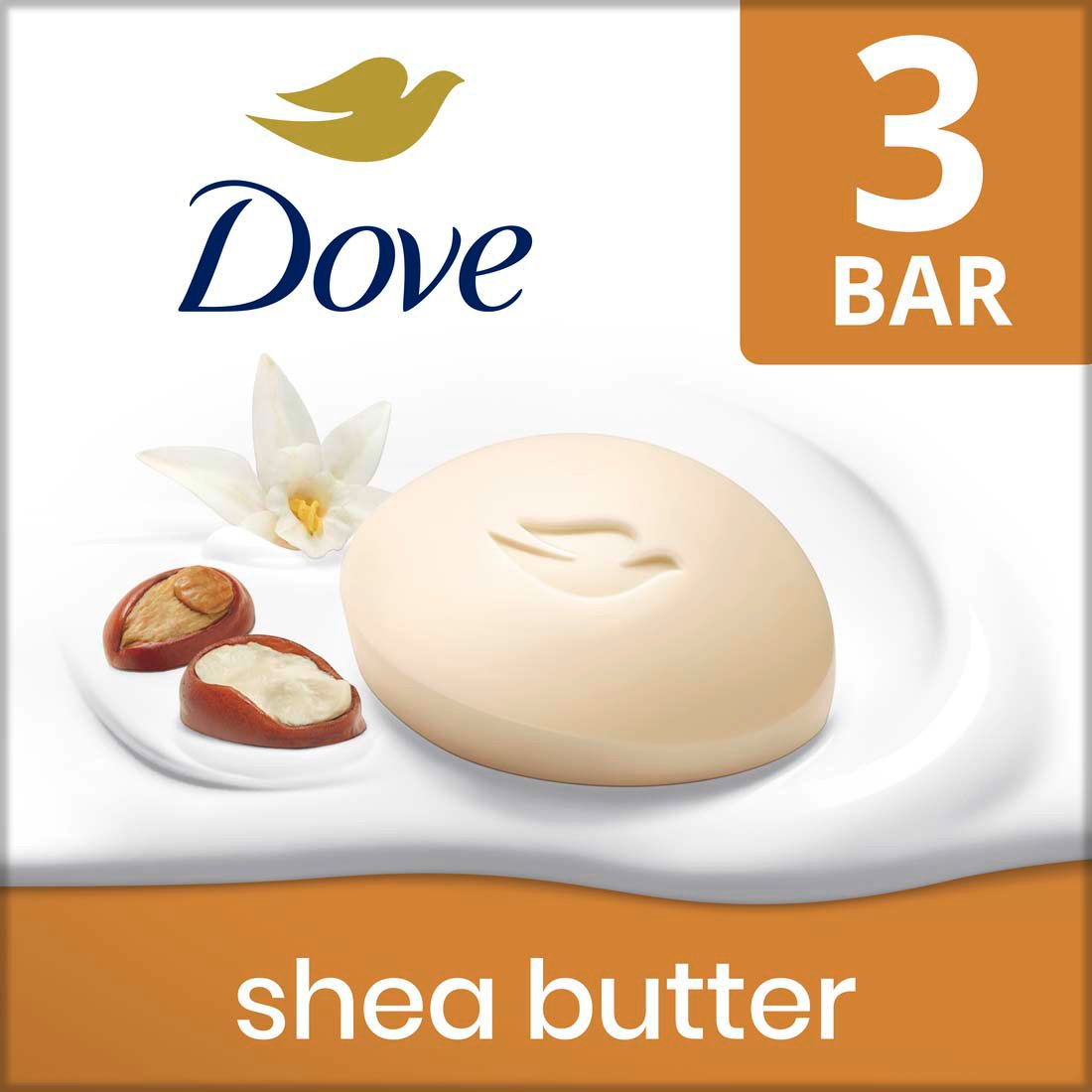 Dove Beauty Bar Gentle Skin Cleanser Shea Butter
