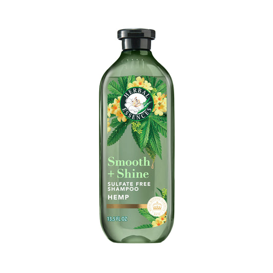 Herbal Essences Smooth + Shine Hemp Sulfate Free Shampoo, 13.5 fl oz