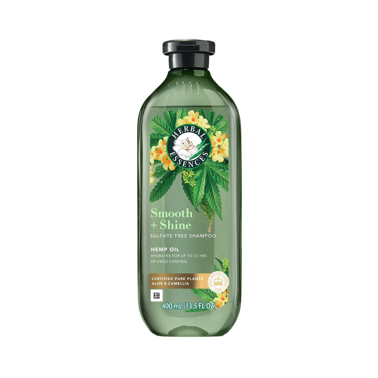 Herbal Essences Smooth + Shine Hemp Sulfate Free Shampoo, 13.5 fl oz
