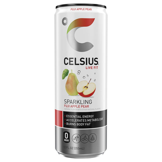 Celsius Zero Sugar Sparkling Energy Drink - Fuji Apple Pear