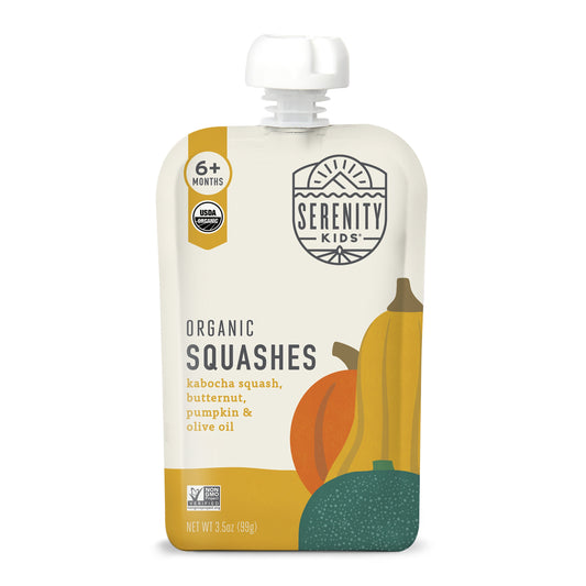 Serenity Kids Organic Baby Food Pouch - Squashes