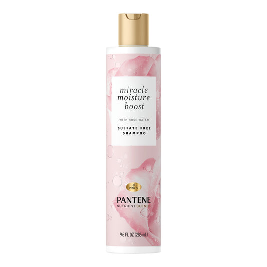 Pantene Nutrient Blends Miracle Moisture Boost Rose Water Shampoo