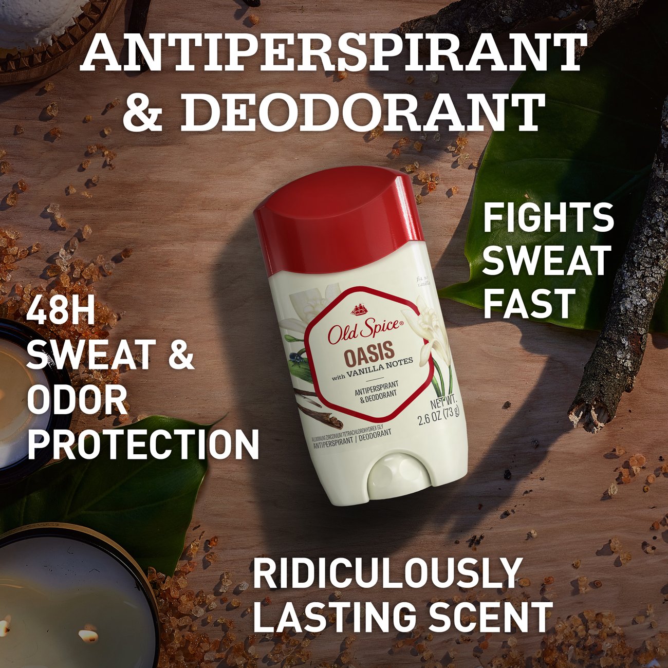 Old Spice Antiperspirant & Deodorant - Oasis with Vanilla