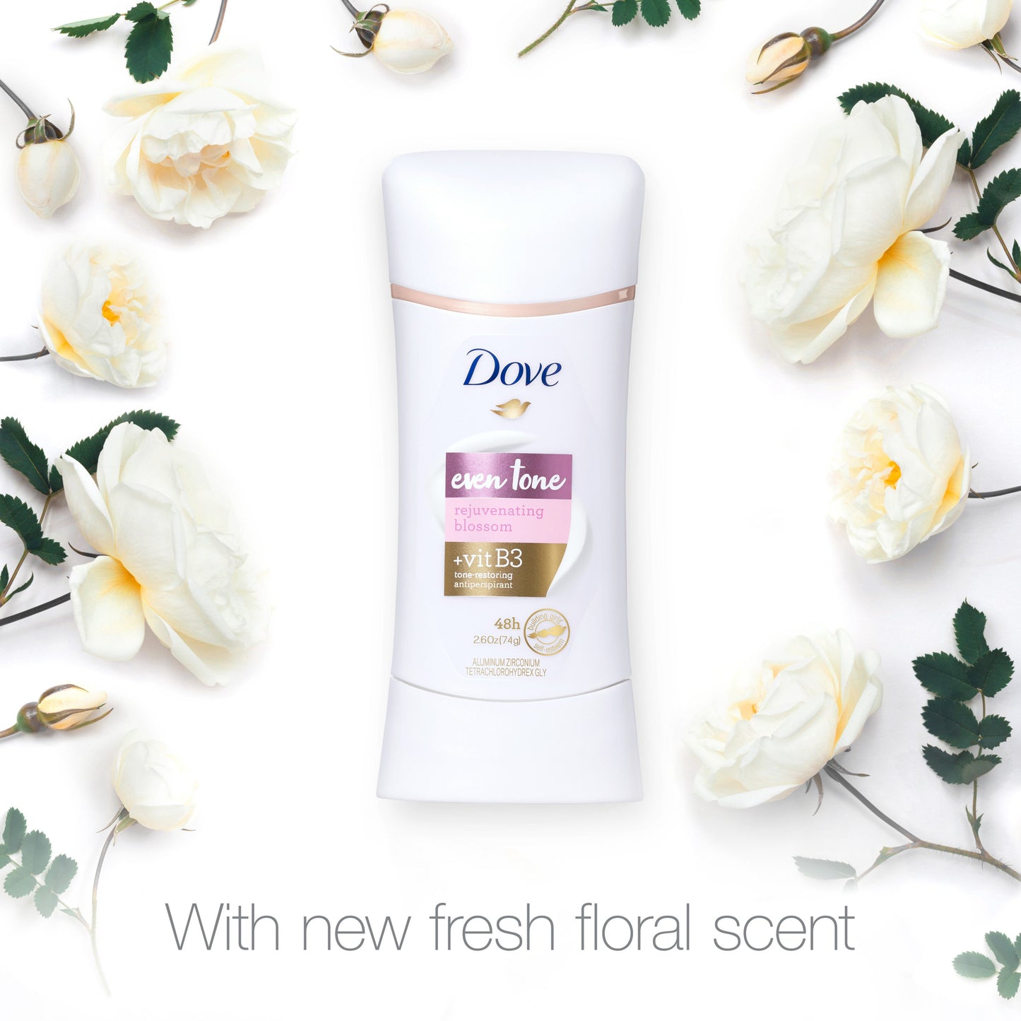 Dove Even Tone Antiperspirant Rejuvenating Blossom