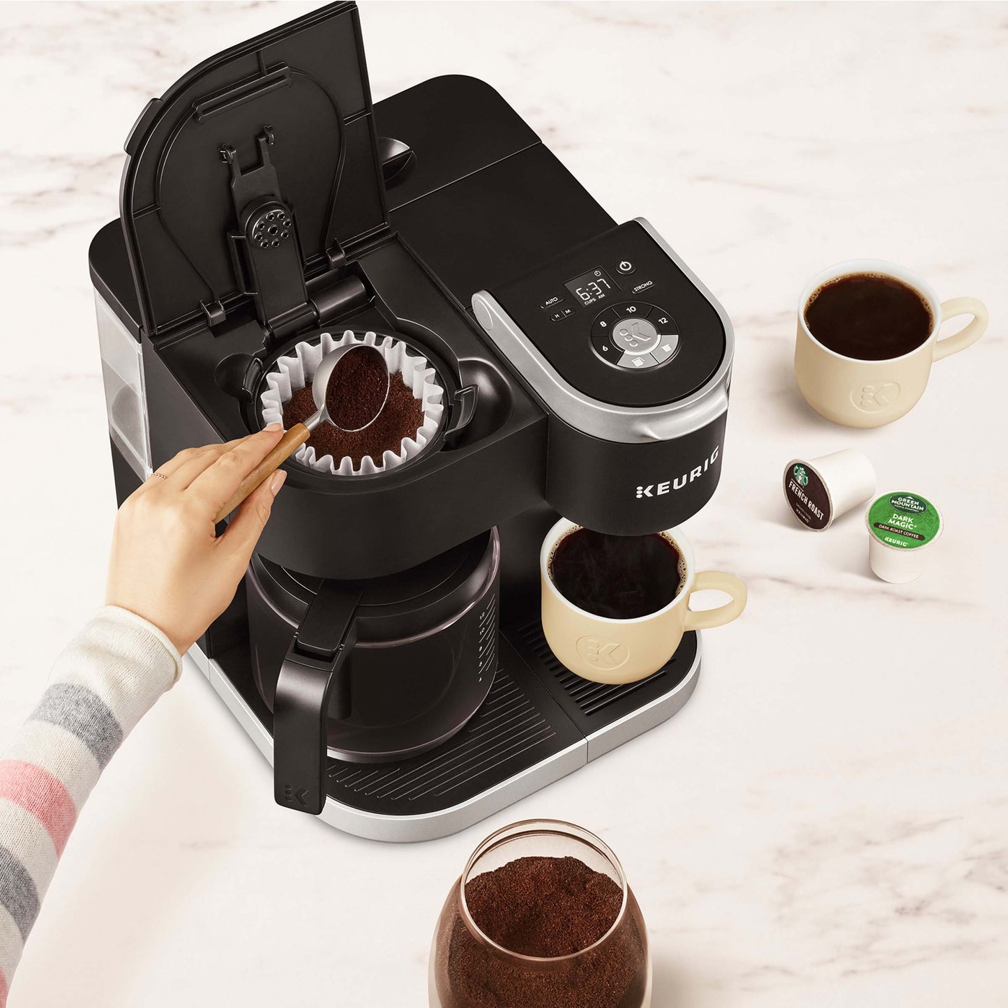 Keurig K-Duo Black Single Serve & Carafe Coffee Maker