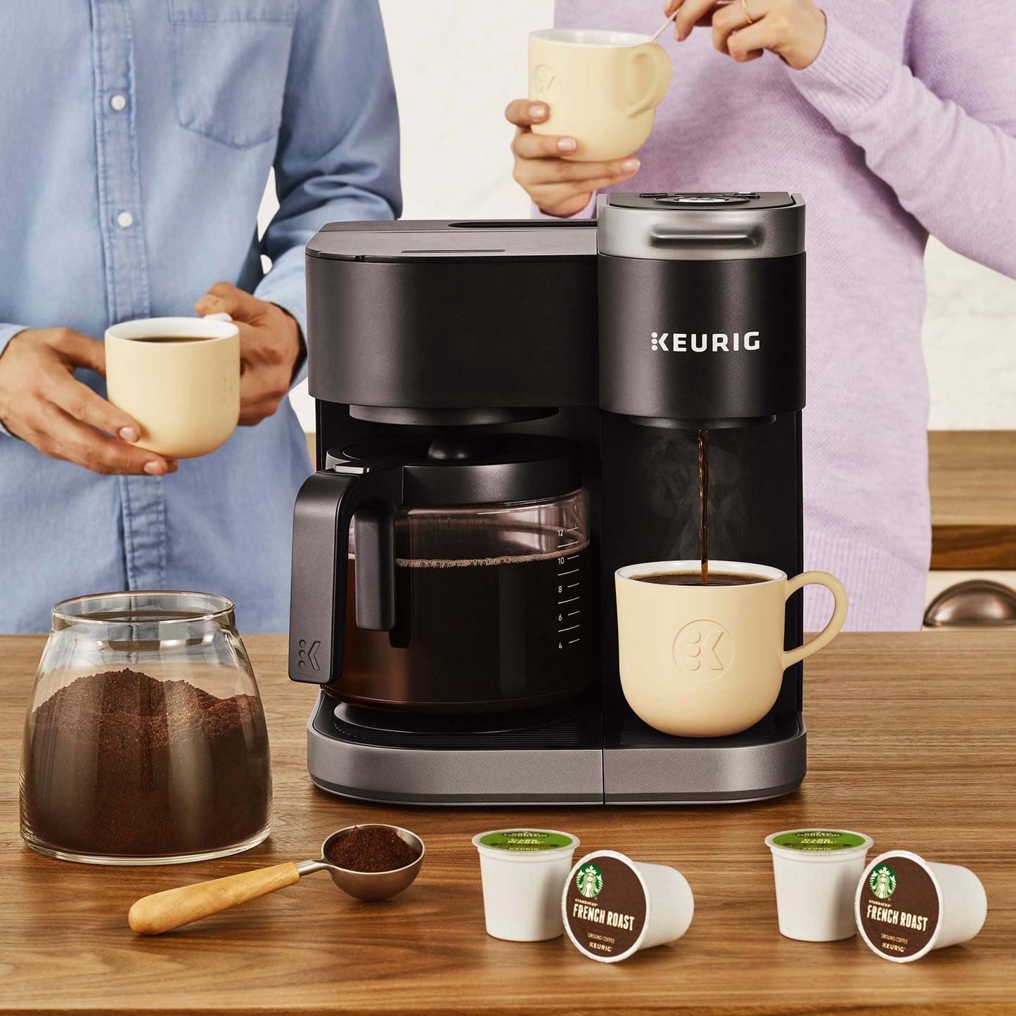 Keurig K-Duo Black Single Serve & Carafe Coffee Maker