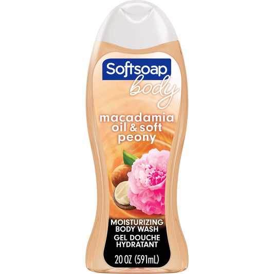 Softsoap Moisturizing Body Wash - Macadamia Oil & Soft Peony