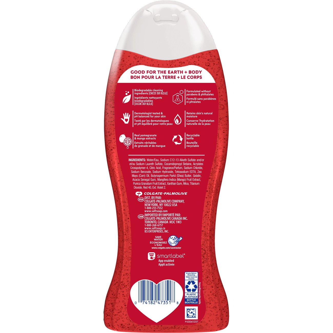 Softsoap Moisturizing Body Wash - Pomegranate & Mango Spritz