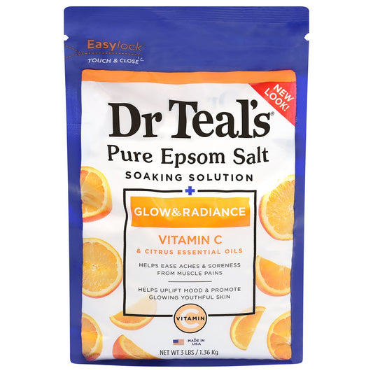 Dr Teal's Pure Epsom Salt - Glow & Radiance Vitamin C