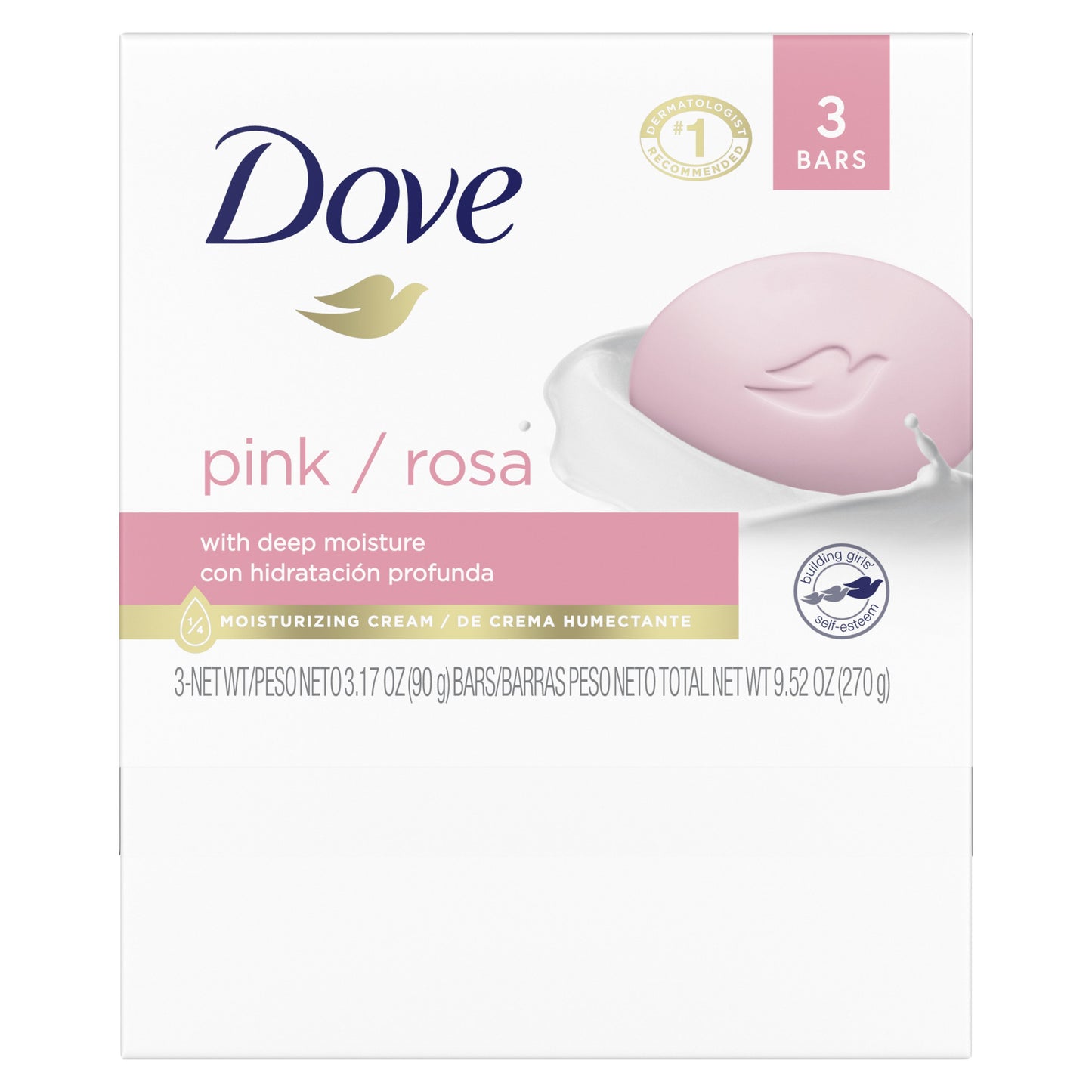 Dove Beauty Bar Gentle Skin Cleanser Pink