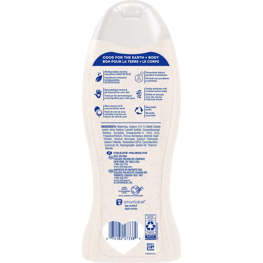 Softsoap Exfoliating Body Wash - Coconut Butter Scrub
