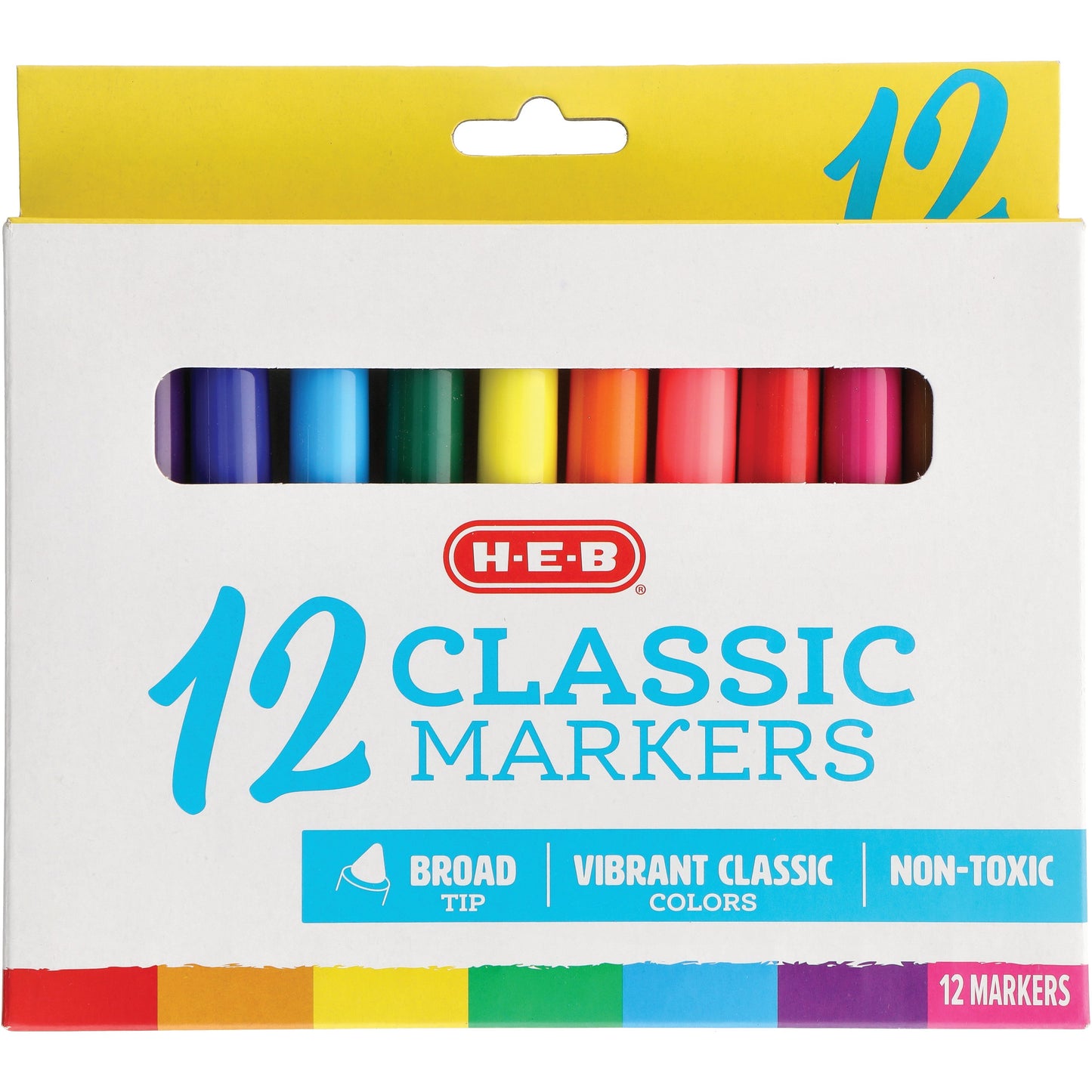 H-E-B Broad Tip Classic Markers