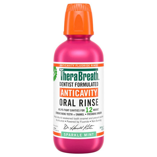 TheraBreath Anticavity Fluoride Mouthwash - Sparkle Mint