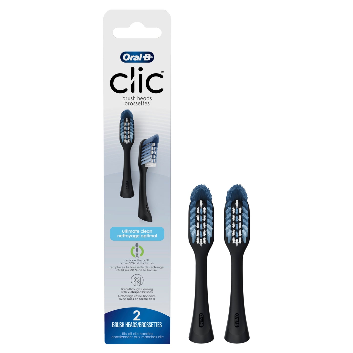 Oral-B Clic Toothbrush Replacement Brush Heads