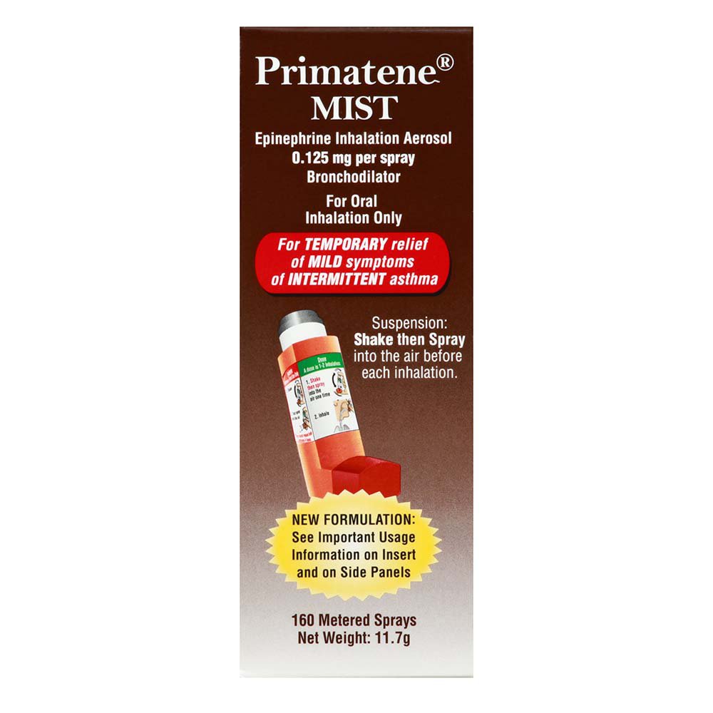 Primatene Mist Epinephrine Inhalation Aerosol Spray