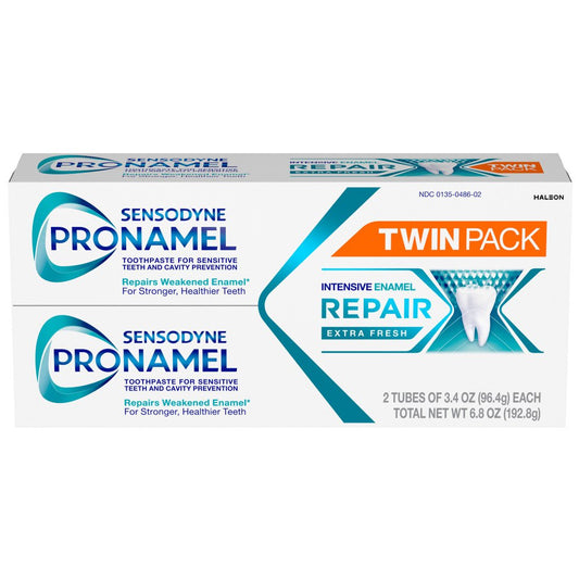 Sensodyne Pronamel Intensive Enamel Repair Toothpaste for Sensitive Teeth and Cavity Protection, Extra Fresh