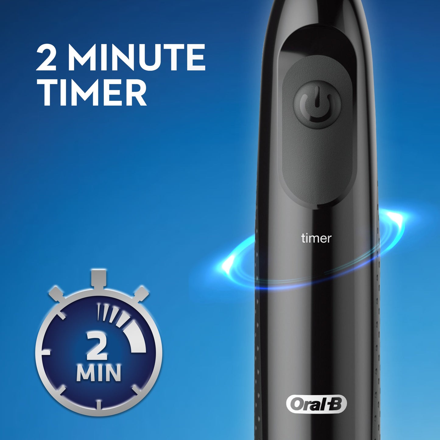 Oral-B Pro 100 Cross Action Powered Toothbrush - Black
