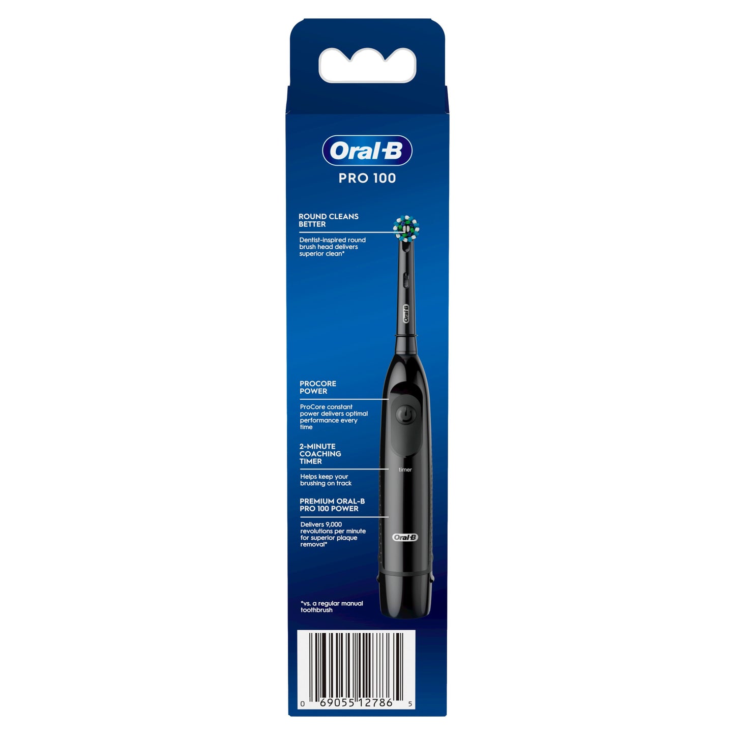 Oral-B Pro 100 Cross Action Powered Toothbrush - Black