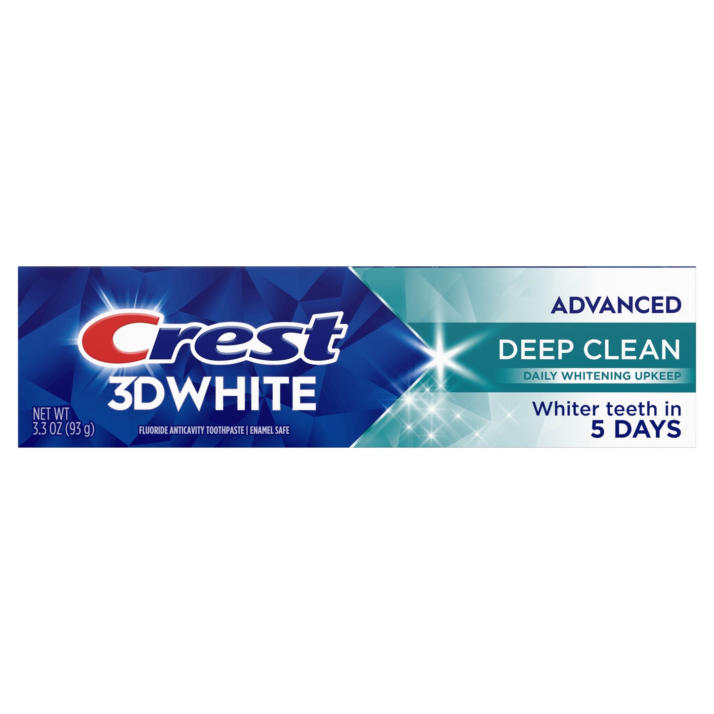 Crest 3DWhite Advanced Deep Clean Teeth Whitening Toothpaste