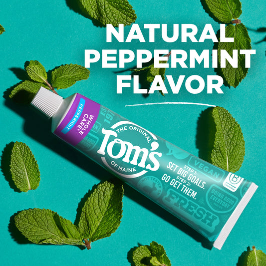 Tom's of Maine Whole Care Anticavity Toothpaste - Peppermint