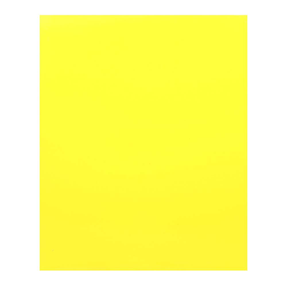 H-E-B Laminated Pocket Folder with Prongs - Yellow