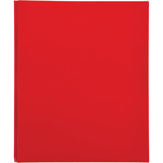 H-E-B Laminated Pocket Folder with Prongs - Red