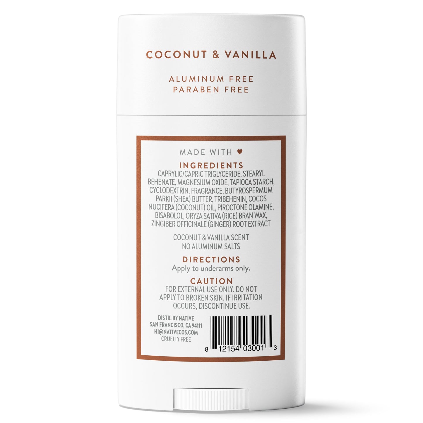 Native Deodorant - Coconut & Vanilla Scent