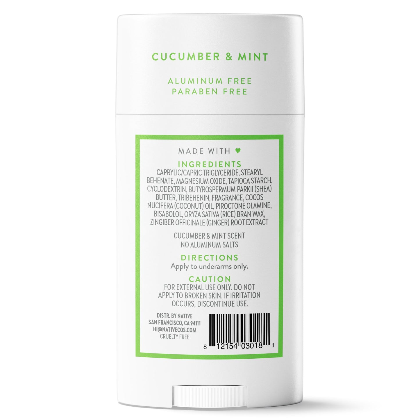 Native Deodorant - Cucumber & Mint Scent