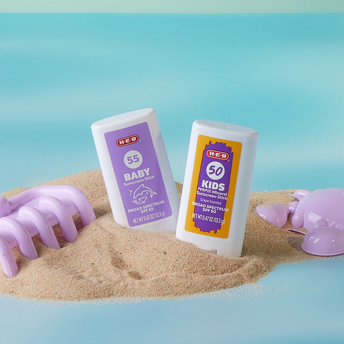 H-E-B Baby Broad Spectrum Sunscreen Stick – SPF 55