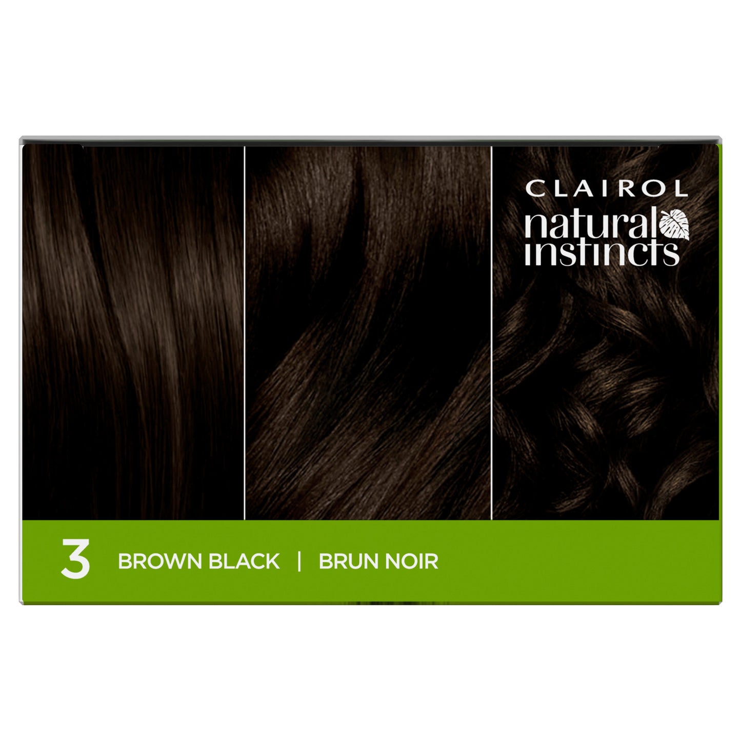 Clairol Natural Instincts Vegan Demi-Permanent Hair Color - 3 Brown Black