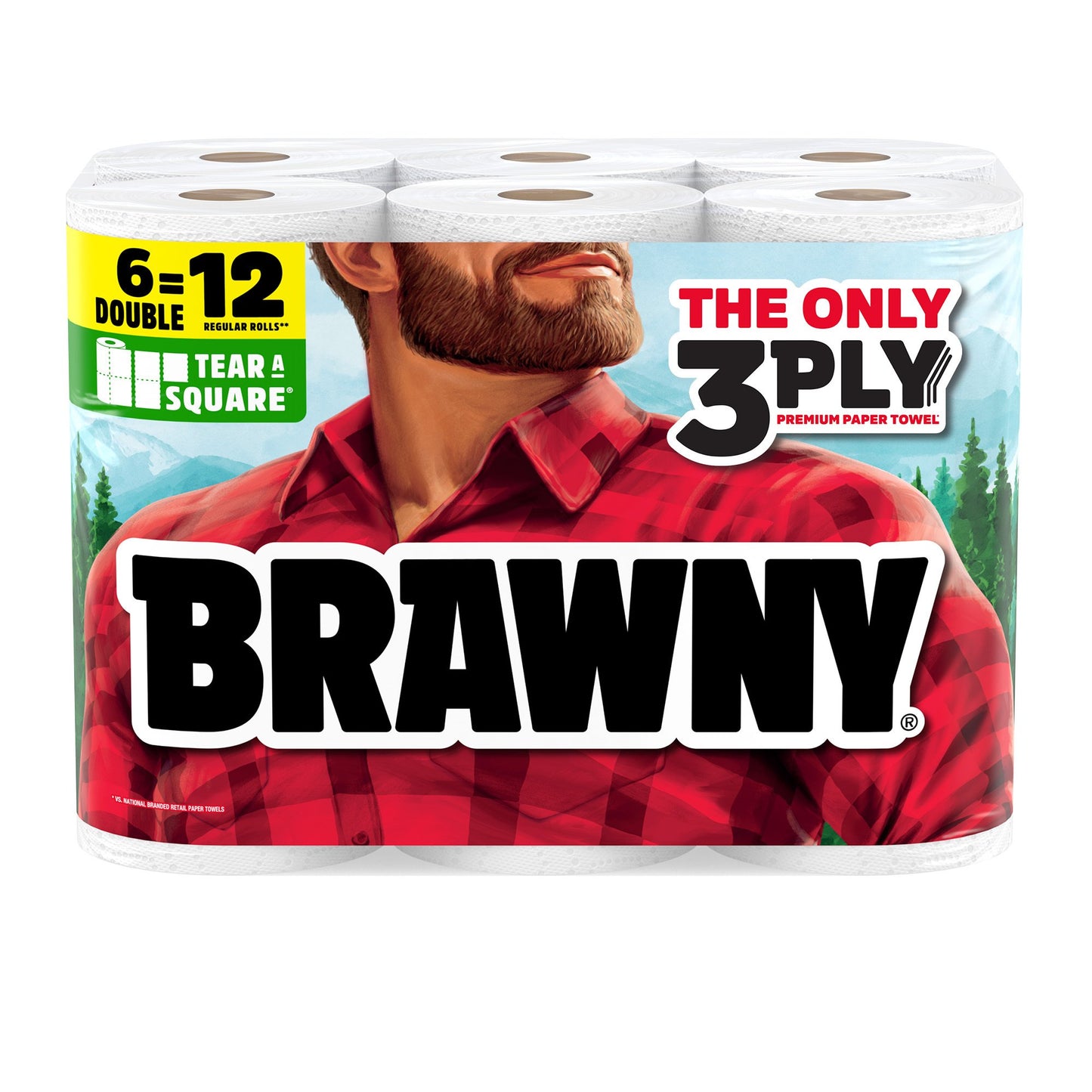 Brawny Tear-A-Square Paper Towels