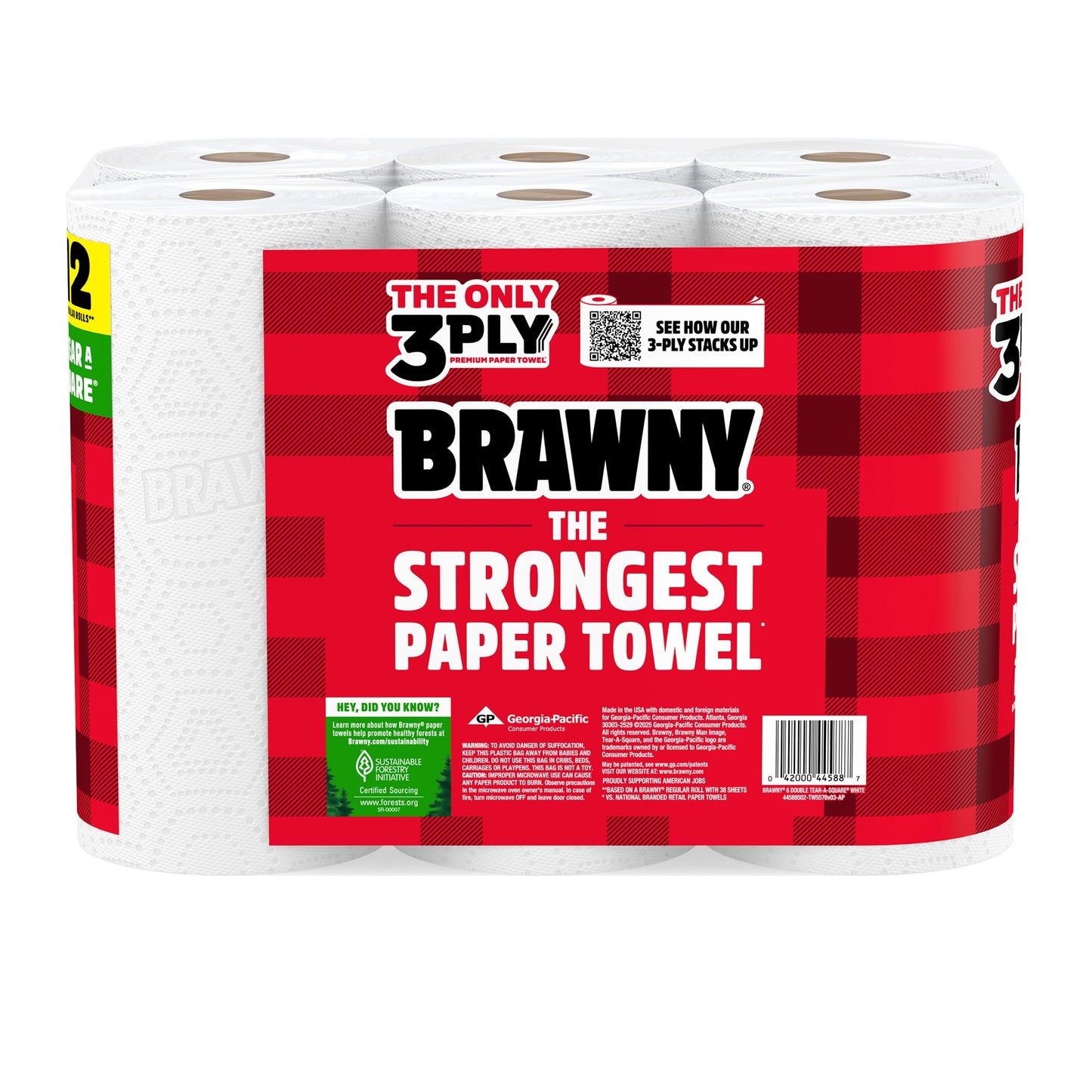 Brawny Tear-A-Square Paper Towels