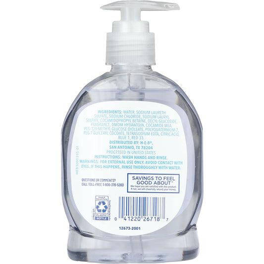 Hill Country Fare Hand Soap - Clear