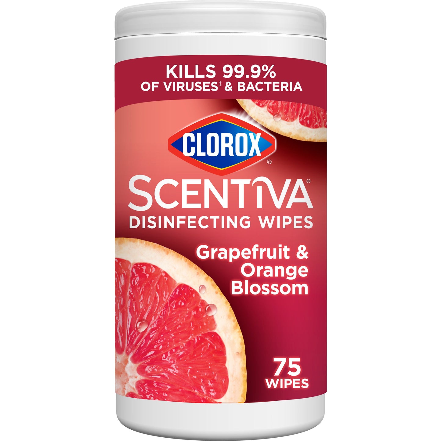 Clorox Scentiva Bleach Free Cleaning Wipes - Tahitian Grapefruit Splash