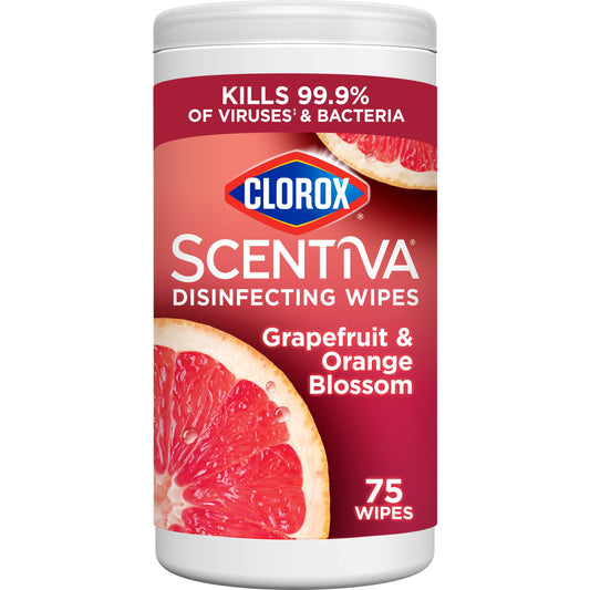 Clorox Scentiva Bleach Free Cleaning Wipes - Tahitian Grapefruit Splash