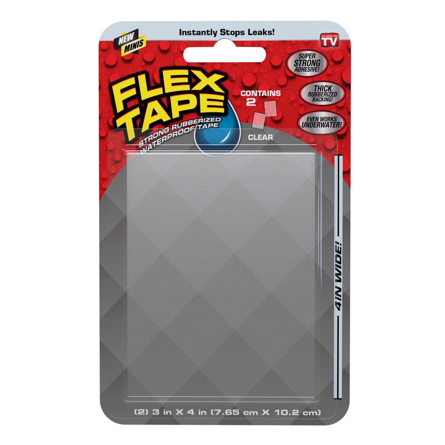 Flex Seal Flex Tape Mini Waterproof Patches – Clear