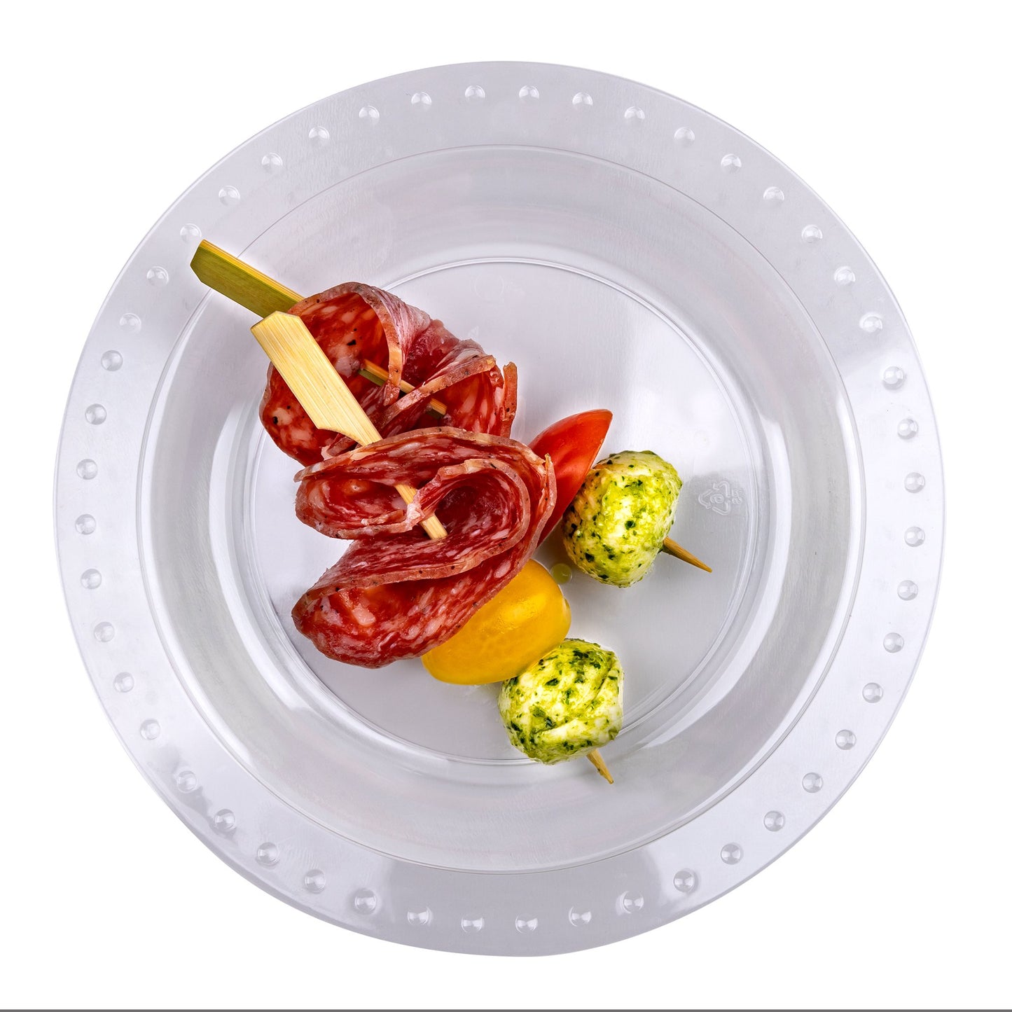 Elegant Living by H-E-B 7" Premium Clear Plastic Plates