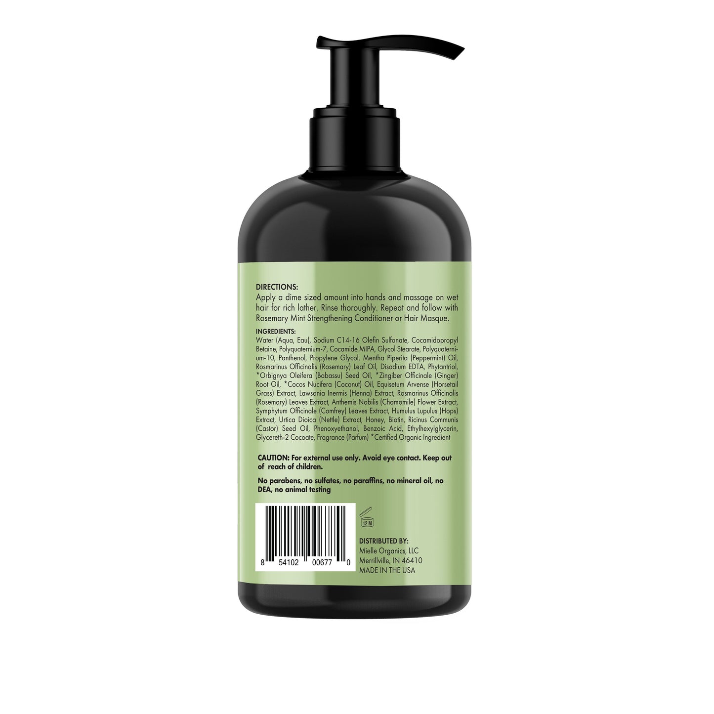 Mielle Biotin Strengthening Shampoo - Rosemary Mint