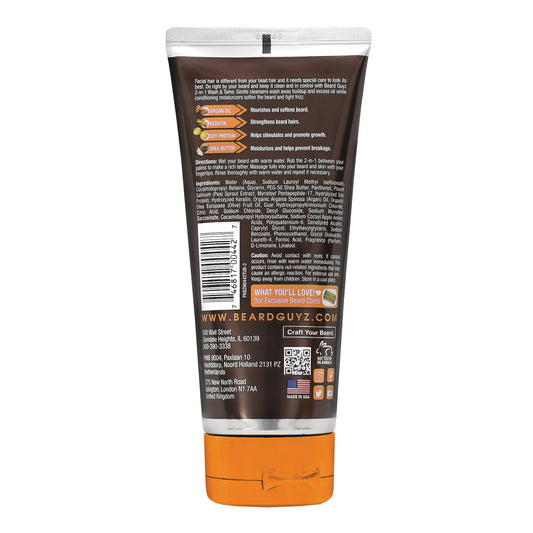 Beard Guyz 2 In 1 Wash & Tame