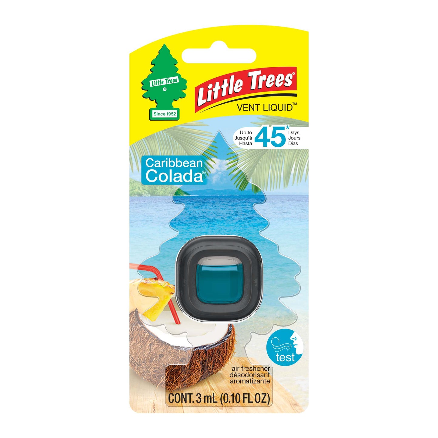Little Trees Vent Liquid Vent Liquid Air Freshener - Caribbean Colada