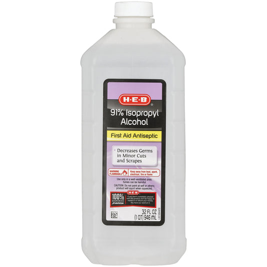 H-E-B 91% Isopropyl Alcohol