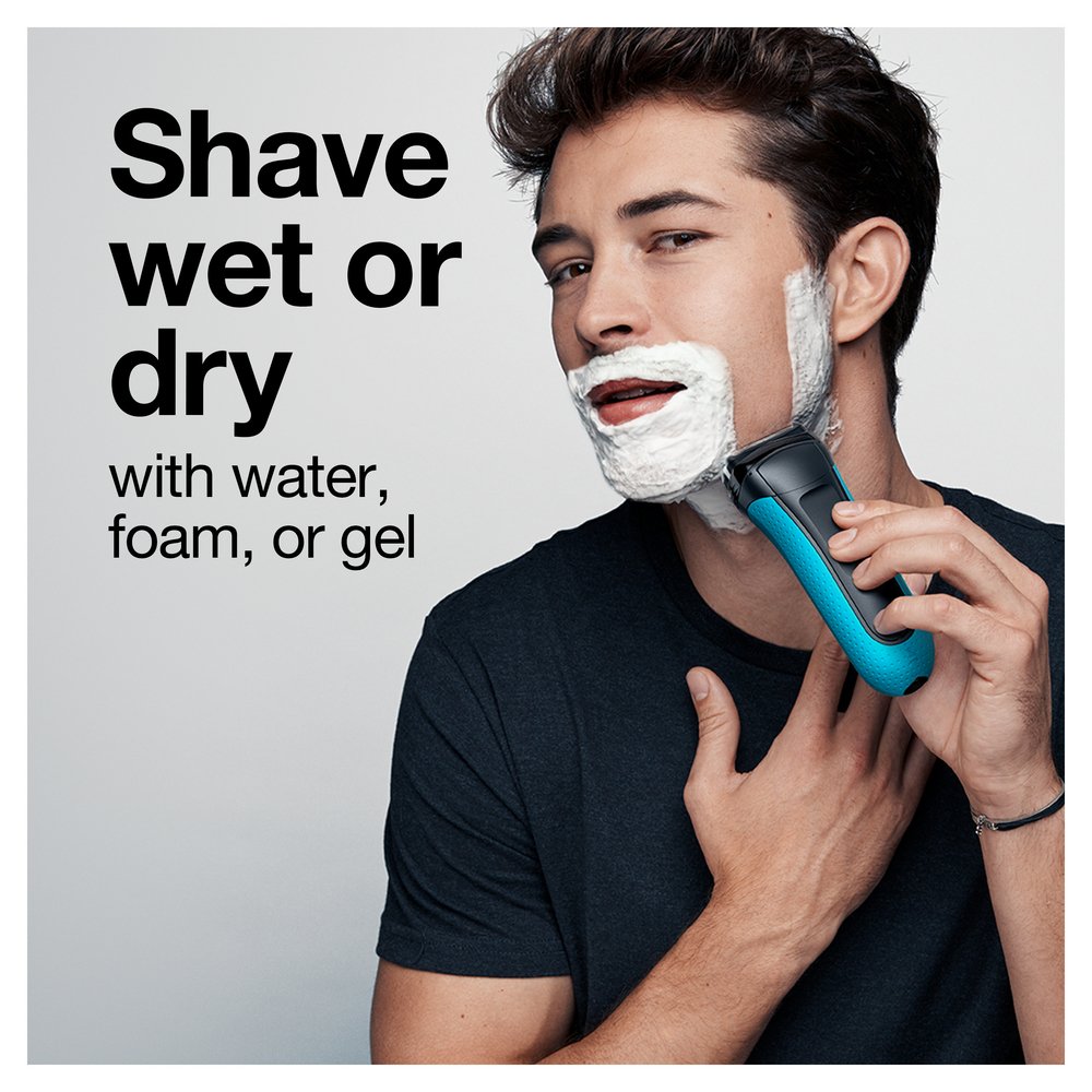 Braun Series 3 ProSkin 3040s Wet & Dry Shaver with Cord + Protective Cap + Brush