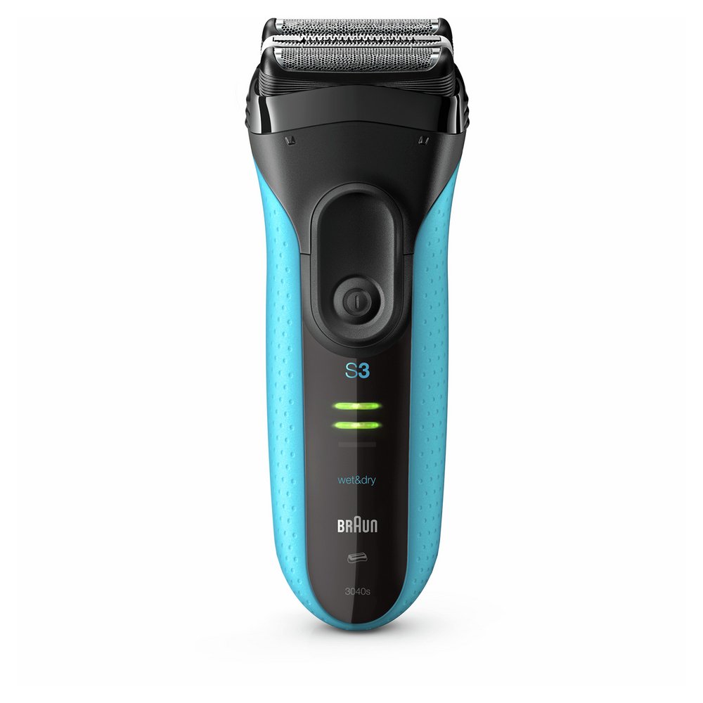 Braun Series 3 ProSkin 3040s Wet & Dry Shaver with Cord + Protective Cap + Brush