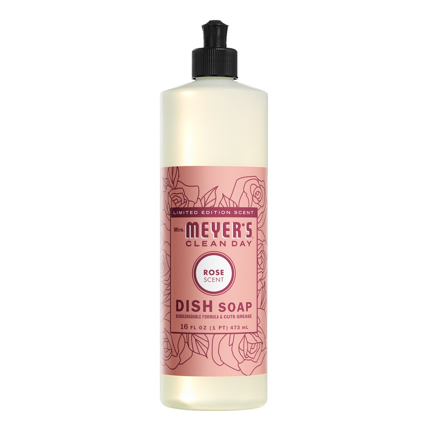 Mrs. Meyer's Clean Day Rose Dish Soap