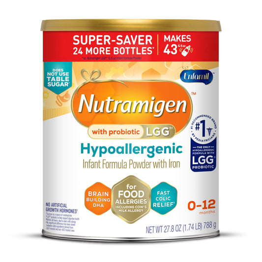 Enfamil Nutramigen with Enflora LGG Hypoallergenic Baby Formula Powder with Iron