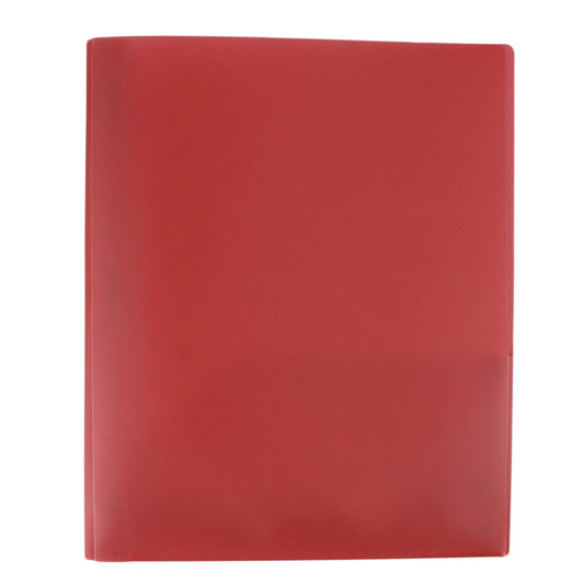 H-E-B Poly Pocket Folder with Prongs - Red