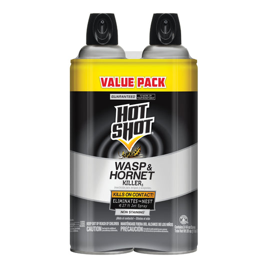 Hot Shot Wasp & Hornet Killer3 Aerosol Spray, Value Pack