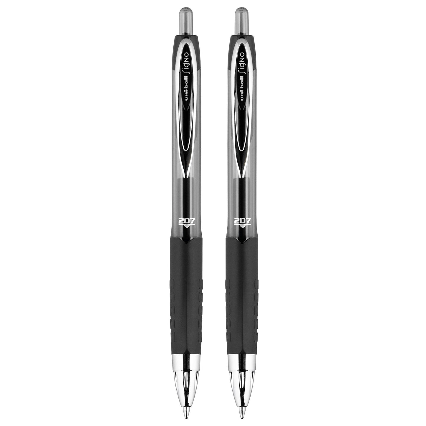 uniball 207 0,7mm Retractable Gel Pens - Black Ink